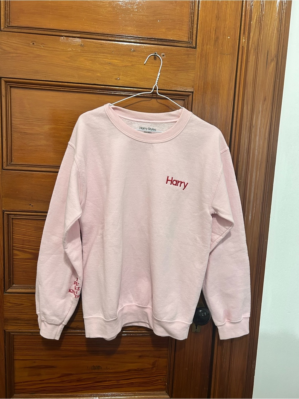 Harry Styles Pink Crewneck Sweatshirt